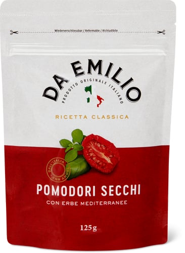 Pomodori secchi con erbe mediterranee
