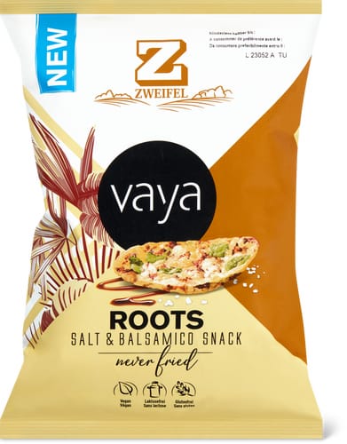 Vaya Roots Salt & balsamic vinegar snack