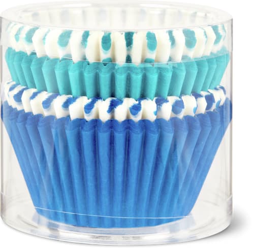 Muffin Cases Blue, White