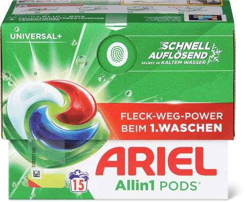 Detergent pods Universal, 15 washes