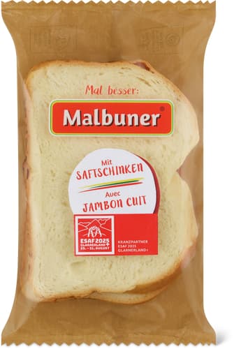 Sandwich With Boiled Ham & Cheese