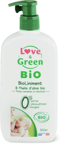 Liniment 0% de parfum, à l’huile d’olive