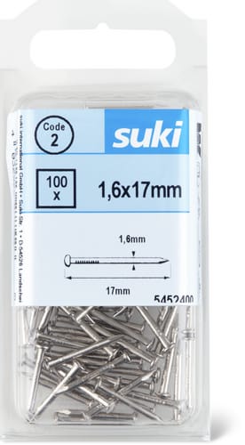 Nails, 1.6 x 17 mm