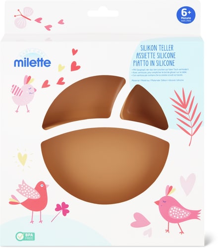 Baby Care Silicone plate (Farbe: pastell, Grösse: 000)