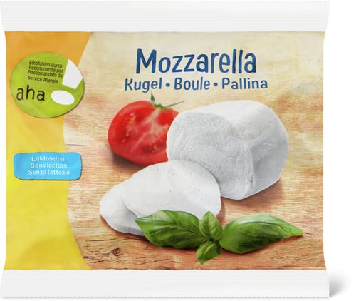 Mozzarella laktosefrei aha!