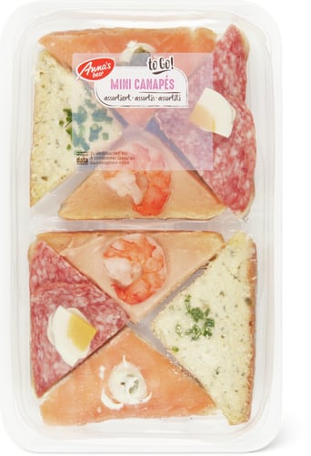 Mini canapés assort.