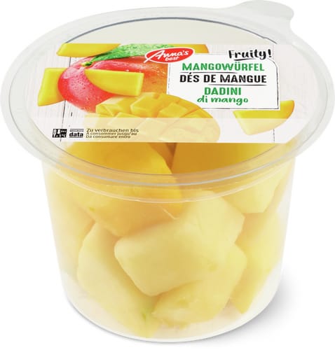 Mangowürfel