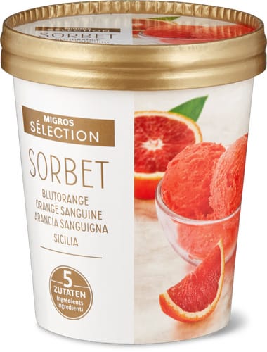 Sélection Coppetta di gelato Sorbetto all'arancia sanguigna