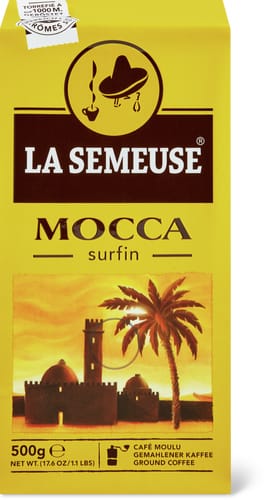 Ground coffee Mocha surfin