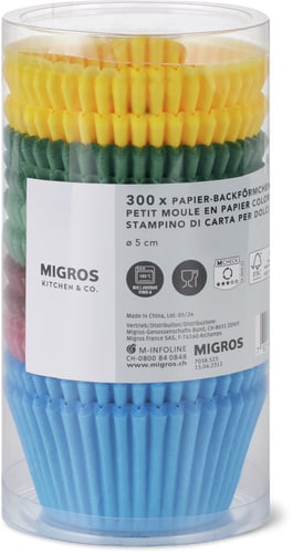 Stampino per muffin colorato