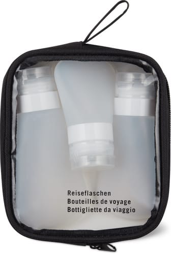Reiseflaschen Set (Farbe: weiss, Grösse: one Size)