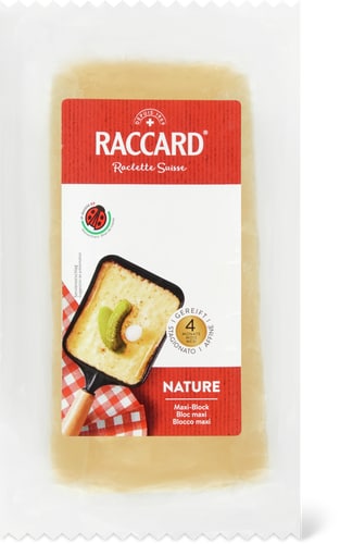 Raccard IP-SUISSE Raclette al naturale in blocco maxi