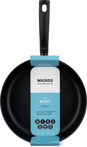 Basic Frying Pan Ø28 cm, High, Black