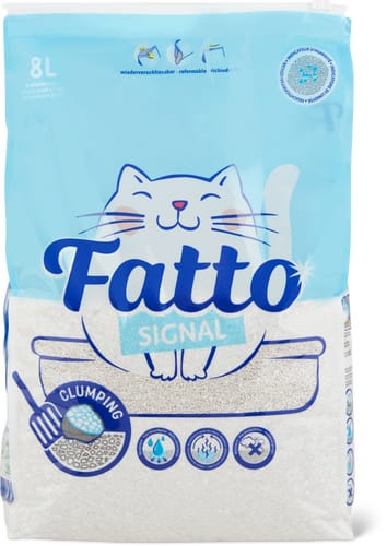 Signal cat litter clumping