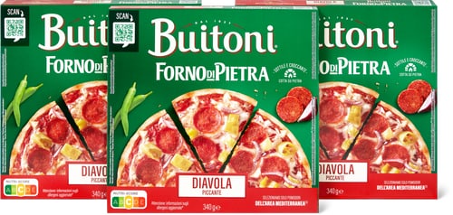 Forno di Pietra Pizza Diavola piccante