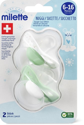 Baby Care Dummy 6-16 M (Farbe: green, Grösse: 000)