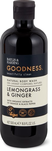 Goodness Shower Gel Lemongrass & Ginger