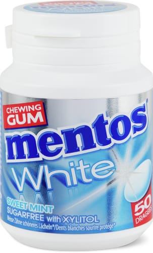 White Chewing gum Sweet mint