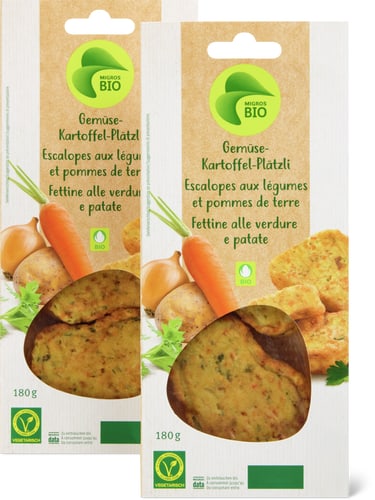 Bio Vegetable and Potato Escalopes