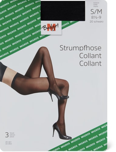 Ladies’ Tights 20 Den (Grösse: S/M, Farbe: black)
