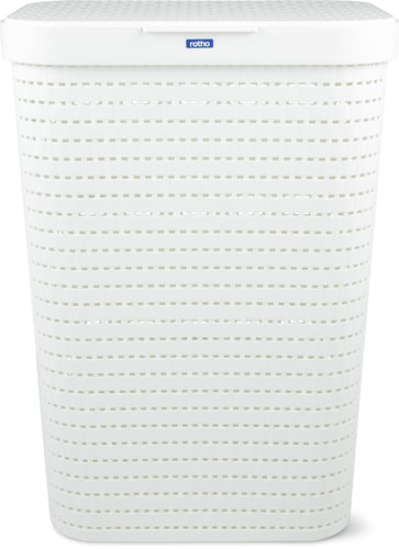 Laundry Basket 55L White