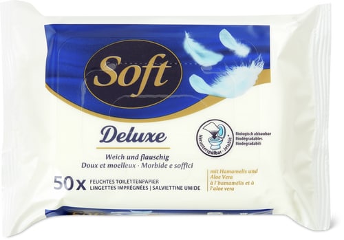 Deluxe Wet Wipes With Witch Hazel & Aloe Vera