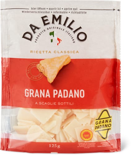 Grana Padano fein gehobelt