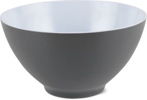 Ciotola grigio, bianco, melamina, Ø 23 cm
