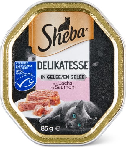 Sheba Delikatesse MSC in jelly with salmon