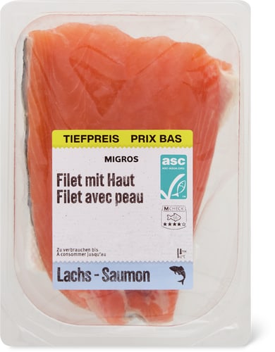 M-Classic ASC salmon fillet with skin