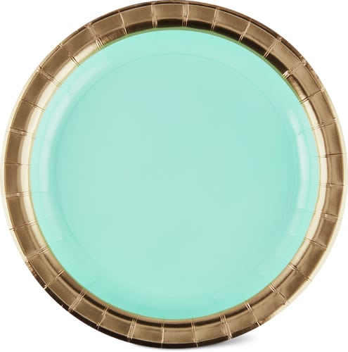 Assiettes en carton Assortiment multicolore