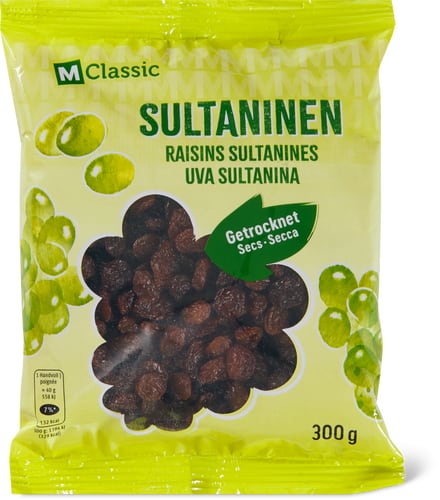 Raisins sultanines