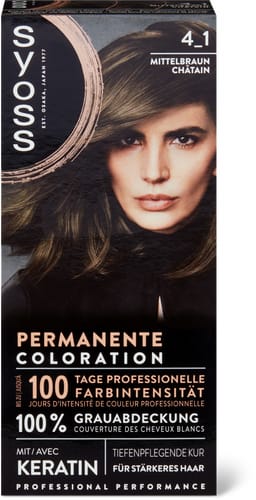 Hair Colour 4.1 Medium Brown, permanent