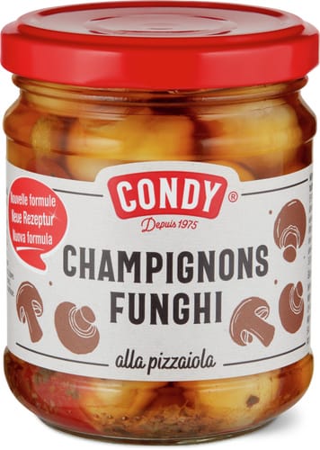 Button Mushrooms à la Pizzaiola