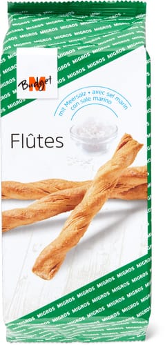 Flûtes with sea salt