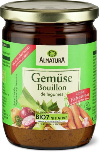 Bio Vegetable stock no added sugar, no yeast extract