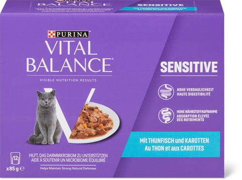 Sensitive with tuna and carrots