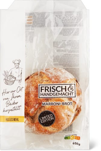 Hausbäckerei Chestnut Bread Light-Coloured Flour