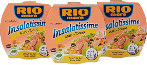 Insalatissime Corn with peas, carrots and olives