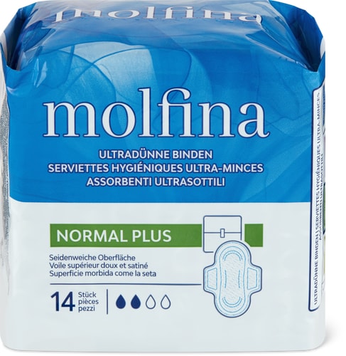 Normal Plus towels with wings, silky-soft surface