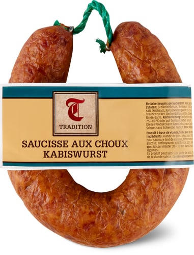 Tradition Saucisse aux choux