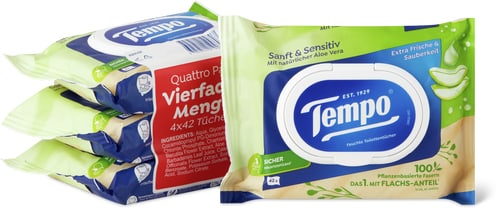 Soft & Sensitive Wet Wipes Aloe Vera