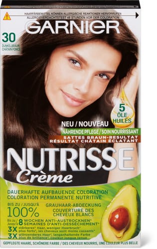 Ultra Colour Hair Colour 30 Dark Brown, permanent