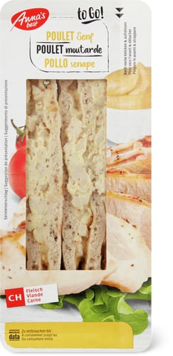 Sandwich Chicken and Mustard