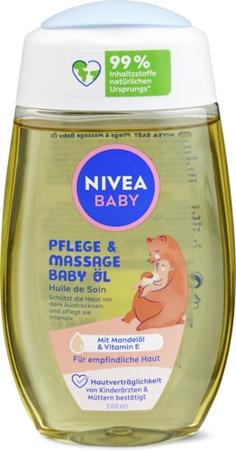 Care & massage oil Almond oil, vitamin E