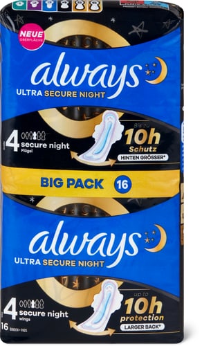 Ultra Night pads Size 4