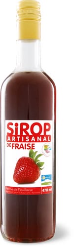 Aus der Region Syrup Strawberry