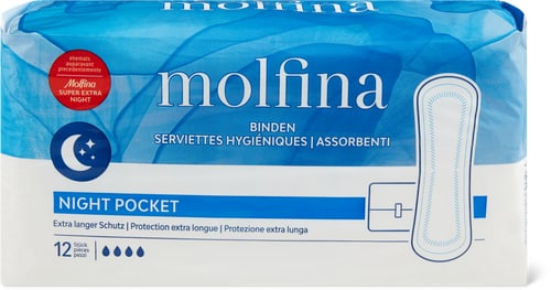 Night Pocket towels extra-long protection