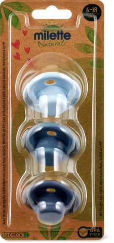 Naturals soothers blue 6-18M. (Farbe: tradition, Grösse: 000)