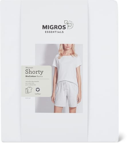 Lady's shorty Bio (Farbe: white, Grösse: M)